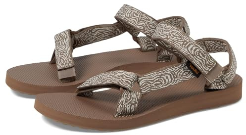 Teva Original Universal Sandals Ripple Caribou Vegan Flip Flops UK Size 7