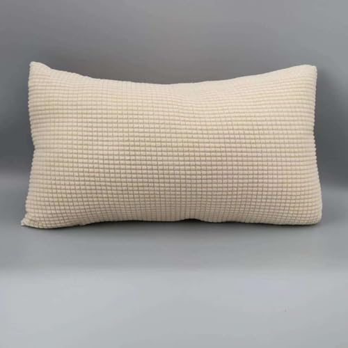 Sofa Kissenbezug 50x70 40x70 2er Set Samt Kissenbezüge 40x60, Zierkissenbezug Dekokissen Sofakissen Mit Reißverschluss 60x80 Kissenhülle Dekorative Zierkissenbezüge Kissen Bezug (Color : Beige, Size