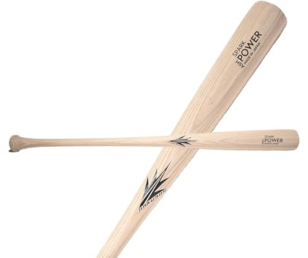 HAKUSOH Baseball Bat Batting Equipment Ash Wood Unpainted 34 Spark Power Made in Japan