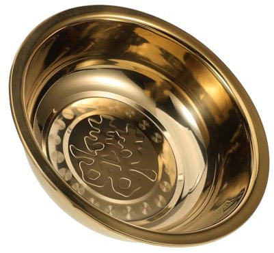 OSALADI Lavabo De Acero Inoxidable Tazón De Lavado Tazón Plato Lavabo Para Lavar Los Pies Para Mezclar Cuenco Salón Baño Cocina Baño