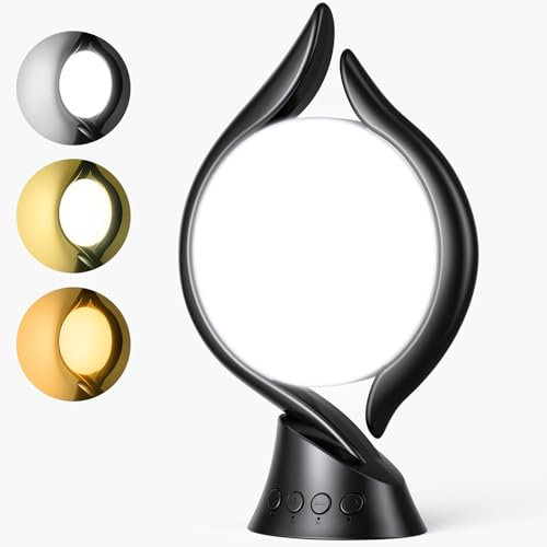 Wopigh Sad Lamp, 10000 Lux Light Therapy with 3 Colors, 4 Timers, 5 Intensities and Memory Function, UV-Free Sunlight for Home/Office