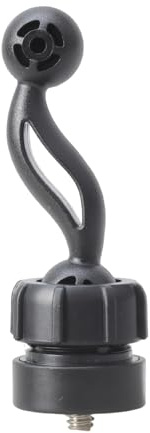 Adaptador de junta profesional de 17 mm a rosca de 1/4 pulgadas, soporte de brazo de manguera flexible para teléfono, cámara, trípode, accesorios, adaptador de montaje para fotografía