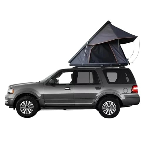 Tente de Toit for SUV et Pick-up, 2 Places, en Tissu imperméable 600D, Montage Rapide, Matelas et échelle Inclus, idéale for Le Camping en Toutes Saisons et Les Voyages Hors Route.(Light Grey)
