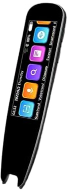 LLOOPK Dispositivo traductor de Idiomas, Traductor de Idiomas en Tiempo Real multifunción Inteligente HONGTOP, bolígrafo traductor de Voz, bolígrafo traductor de Diccionario Comercial
