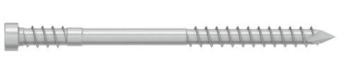 Viti per terrazze in acciaio inox A4 – DSPROA4 Simpson – 150 viti Ø 5,5 x 50 mm