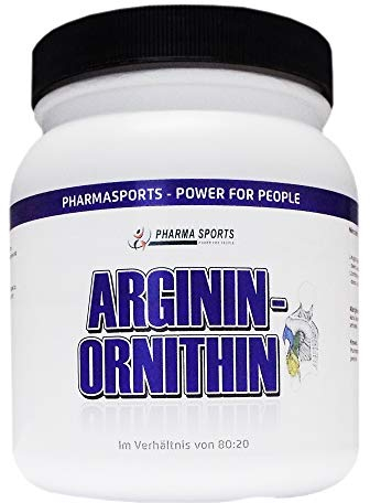 L-Arginin + L-Ornithin 80:20-500 g Reines Pulver (wie 1000 mal 500mg Kapseln Menge)