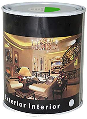 H HANSEL HOME Pintura Esmalte al Disolvente para Madera y Metal, Pintura Alquidica de Rápido Secado para Superfícies Interiores y Exteriores(Verde Primavera, 375 ML)