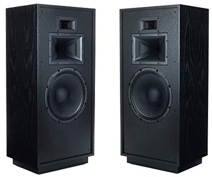 Klipsch Forte IV Heritage Premium Floorstanding Horn-Loaded Speakers in Black Ash