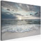 murando Wandbilder XXL 120x80 cm - Vlies Leinwandbild 1 tlg Leinwand Bilder Wand Deko Bilder Wohnzimmer Bild Schlafzimmer Leinwandbilder Wandbild Groß Design - Meer Landschaft Strand c-C-10019-b-a