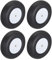 sourcing map RC Airplane Wheels 3.94'' OD RC Airplane,Aircraft PU Sponge Wheels,Tire Tail Wheel RC Aircraft Foam Wheel Replacement for DIY RC Model Plane Aircraft Pack of 4,Black,(a23111800ux0014)