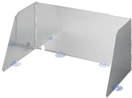 APT Koch-Windschutz für Gaskocher Windschutz faltbar, ausziehbar 38,5-73x27x24cm