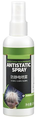 Anti Static Spray - Static Cling Spray 100ml, Portable Fabric Spray Travel Size for Hair, Clothes, Fabrics, Linens, Blankets, Rugs