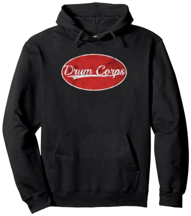 Drum Corps Marching Band Percussion Varsity Graphic Sweat à Capuche