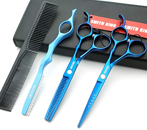 6.0 Zoll Haarschere Set Haarschneideschere & Ausdünnungsschere mit Rasiermesserk?mmen in 1 Satz
