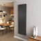 Anthracite Vertical Radiator Double Column Flat Panel Central Heating Radiators 1800 * 544mm