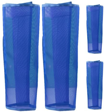 Mixnexorad Pferdegamaschen 4er-Set, Fliegengamaschen für | 4 Stück Fliegenstiefel, wiederverwendbar für,Fliegenstiefel, Fliegenstiefel für, minimiert die Ermüdung der Beine und