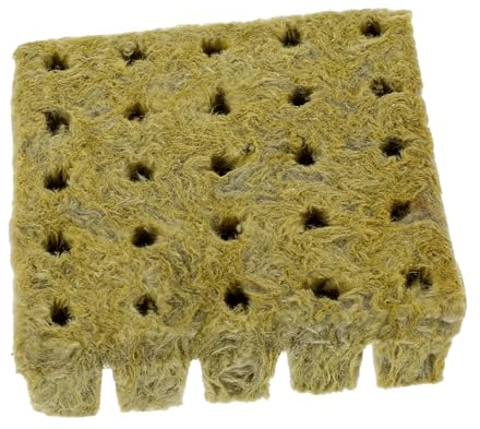 DECOMELODY Blocco di Coltivazione Senza Suolo per Vivaismo e Trapianto, 25 Pezzi 25x25x40mm, Blocco Nutritivo Degradabile per Crescita Accelerata di Fiori, Piante Verdi, Ortaggi e Frutta
