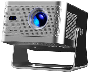 Magcubic Proiettore Portatile, Risoluzione Nativa1080P Videoproiettore con WiFi 5, Bluetooth 5.1,Altoparlante da 15W,650 ANSI/Controllo Vocale,Autofocus e Correzione Trapezoidale, Dolby Audio/HDR10+