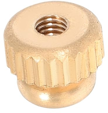 DECOMELODY Professional Golden Knurled Cap Screw for Baritone Horn and Trombone Rotor Valve, Metal Triple Flat Key Structure, Ensuring Key Stability, Instrument Parts and Accessories