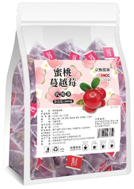 Persika tranbärste 100 g (5g X 20 paket) örtfrukt, triangelpåsar, individuellt förpackade(2pcs)