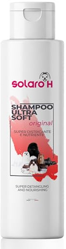 Solaro H | Shampoo per Cani e Gatti Ultra Soft Delicato, Districante, Nutriente per Manti Lunghi 500ml | Made in Italy