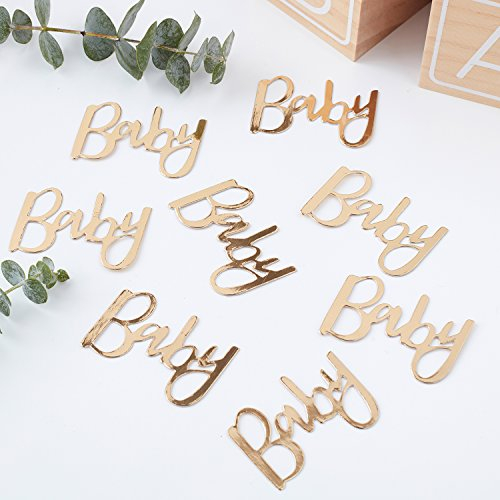 Ginger Ray Gold Foiled Baby Shower Konfetti