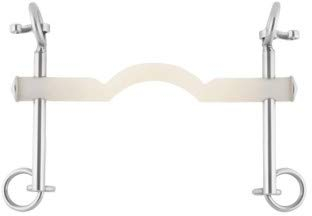 NATHE Kandare 15 mm mit Zungenfreiheit und kurzen Anzügen