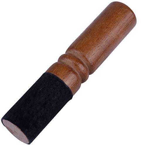 Healifty Nepalese Buddha Sound Bowl Stick Medium Size Handmade Wooden Mallet with Felt Striker for Meditation Singing Bowls Accessories