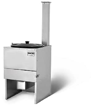 SMOKI Gulaschkanone - hochwertiger V2A-Edelstahl mit Emaillie Topf