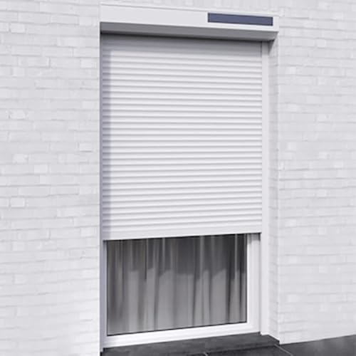 Volet Roulant Solaire alu H 150 cm x L 150 cm Blanc