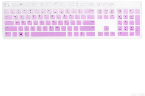 Hemobllo Keyboard Protective Cover for Kb216 Wired Keyboard Protective Film Ultra-Thin Silicone Waterproof Dustproof Laptop Protector for Office Desktop Use