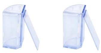 Lot de 2 raboteuses à savon en acrylique pratique pour la cuisine Chocolat