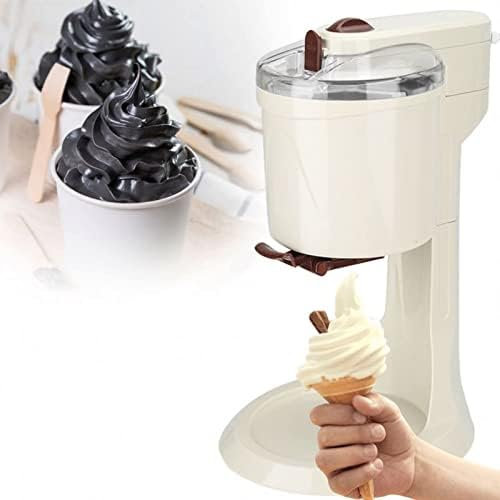 WOTZOV Gelatiera Automatica, Macchina per Gelato Soft Serve con congelatore Incorporato, Macchina per Il Ghiaccio per Gelato alla Frutta, Macchina per Dessert surgelati per gela