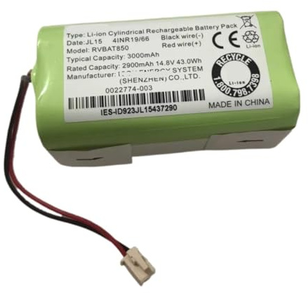 3000mAh Uppladdningsbart Batteri, Kompatibelt Med SHARK RVBAT850 JL15, Batteri Till Soproboten