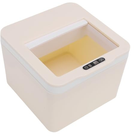 Bewinner Poubelle de Bureau à Capteur, Poubelle à Capteur de Mouvement Automatique 4L, Technologie de Capteur Intelligent, Prévention des Odeurs, Boîte de Rangement de Bureau à Capteur