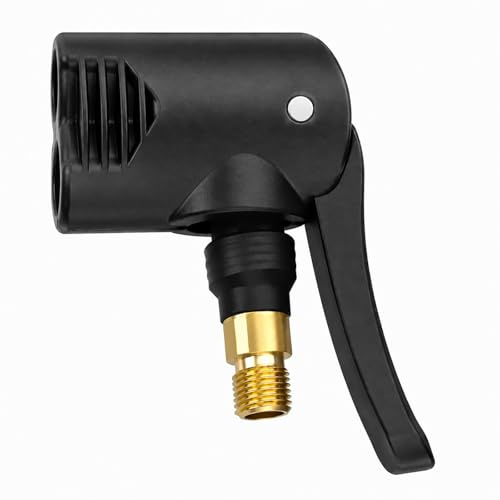 QIHAWN Dual Head Bike Pump Valve Adapter, Presta & Schrader Compatible