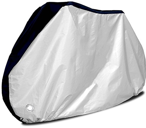 Maveek Fahrradabdeckung für 1 Fahrräder, 190T Nylon Fahrrad Abdeckungen Wasserdicht Fahrradabdeckung Fahrrad Regenschutz Wetterfest Abdeckplane Fahrrad Fahrradschutzhülle für Mountainbike und Rennrad