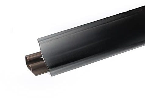 DQ-PP 2,5m WINKELLEISTE | Schwarz Matt | 23 x 23mm | PVC | Küchenleiste Arbeitsplatte Abschlussleiste Leiste Küche Küchenabschlussleiste Wandabschlussleiste Tischplattenleisten