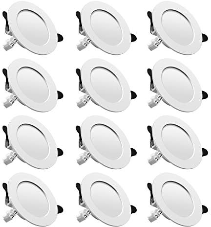 Tofisr Foco LED empotrable de 230 V, ultraplano, incluye 12 x 7 W, 700 lm, luz blanca fría, 6000 K, juego de focos empotrables