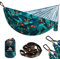 NATUREFUN Ultraleichte Reise Camping Hängematte | 300 kg Tragkraft (275 x140 cm),Atmungsaktiv,Schnelltrocknendes Hängematten |2 x Premium Karabiner,2 x Schlingen Inbegriffen | Draußen Drinnen Garten
