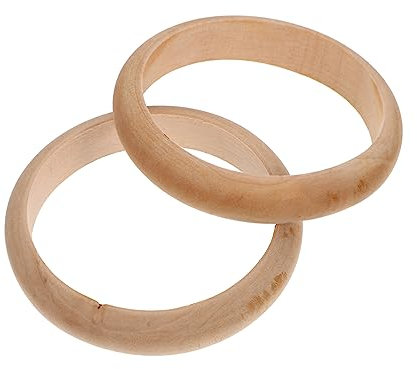 BELLIFFY 2stücke Diy Holzarmbänder Für Junge Mädchen Unvollendete Armbänder Zum Malen Und Basteln Für Kreative Schmuckherstellung Und Persönliche