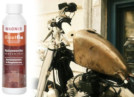 Rostumwandler Tank, Rostfix Rostentferner für Tankversiegelung, Korrosionsschutz, Rostlöser, Entroster 250ml
