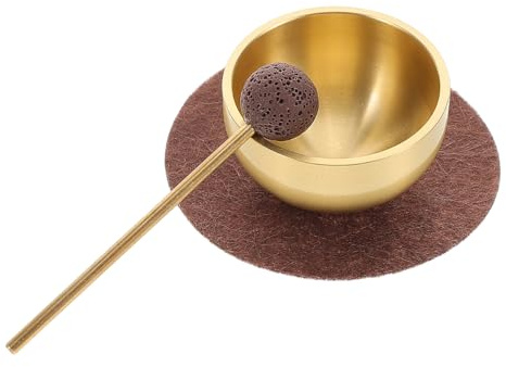 TOPBATHY Mini Klangschale Set Meditationsklangschale Mit Schlägel Und Kissen Für Yoga Meditation Entspannung Und Klangtherapie Tragbar Für Zuhause Und Unterwegs