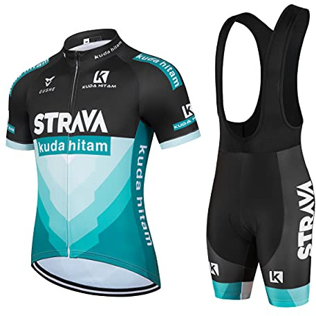 Ropa de ciclismo Maillot Ciclismo Hombre completo camiseta + pantalones cortos 5D Gel Acolchado - Mod.01v XXL