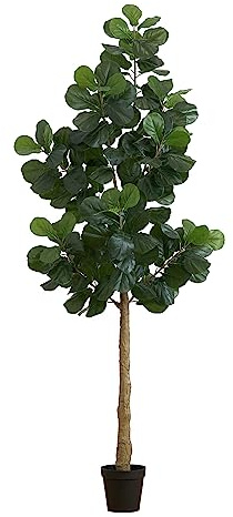 Nearly Natural 9ft. Artificial Fiddle Leaf Fig Tree