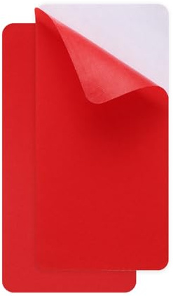 QUARKZMAN 2 Stück Reparaturflicken 10 x 20mm Reparatur Patches Flicken Selbstklebend Stoff, Wasserfester Reparatur für Daunenjacke, Zelt, Schlafsack, Autositz (Rot)