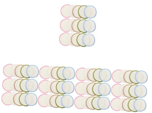 Ipetboom 5sets Makeup Cleaning Supplies Reusable Makeup Remover Pads Removal Cloths 50 Rounds Gentle on Skin 15pcs*5