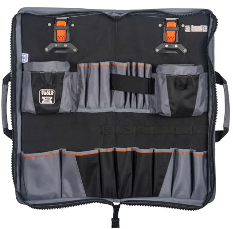 Klein Tools 54813MB MODBox Utility Cart Tool Apron, Tool Storage Organizer, Utility Cart Accessories, Zips Closed for Storage or Transport