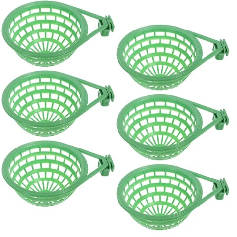 Gadpiparty Bol Nidification en Plastique Abs pour Petits Oiseaux et Calopsittes, Lot de 6, Matériau Robuste Offrant Confort et Sécurité, pour Éleveurs de Pigeons et Amateurs d'oiseaux