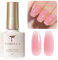 TOMICCA UV Nagellack, Rose Gel Nagellack UV/LED Soak-Off Gel Nail Polish Geeignet für Anfänger Nail Art Salon DIY Home, 8ML